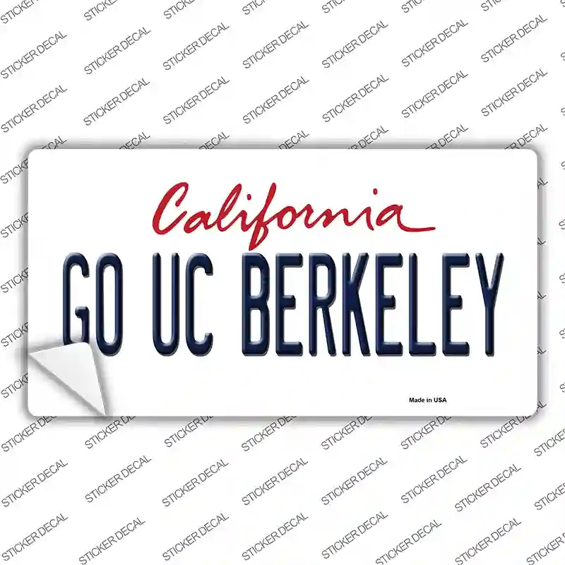 LP-12647s-S Go UC Berkeley Novelty Sticker Decal, Small