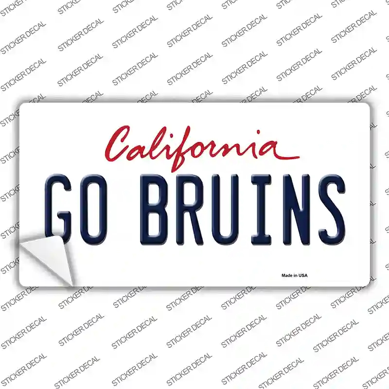 LP-12656s-S Go Bruins California Novelty Sticker Decal, Small