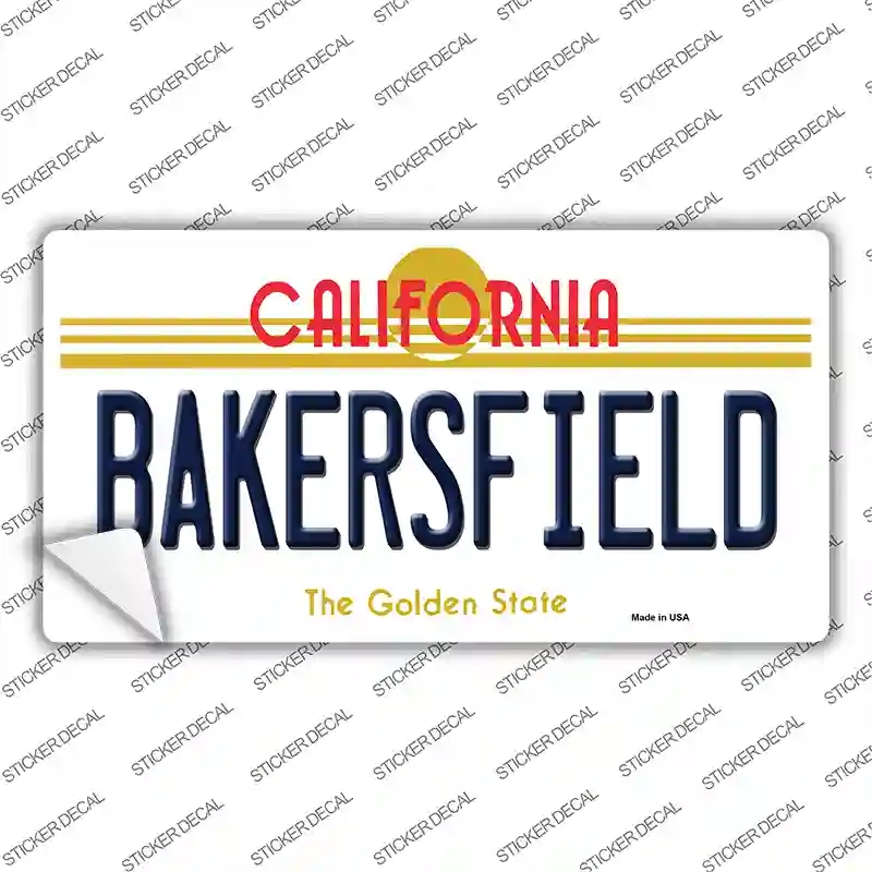LP-11425s-S Bakersfield California Novelty Sticker Decal, Small