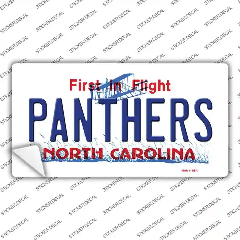 LP-2054s-S Panthers North Carolina State Novelty Sticker Decal, Small