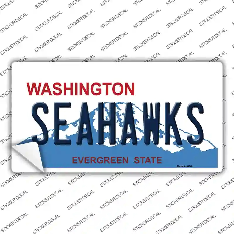 LP-2063s-L Seahawks Washington State Novelty Sticker Decal, Large