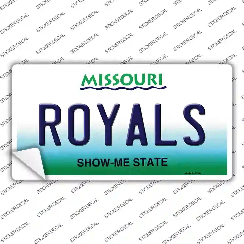 LP-2093s-L Royals Missouri State Novelty Sticker Decal, Large