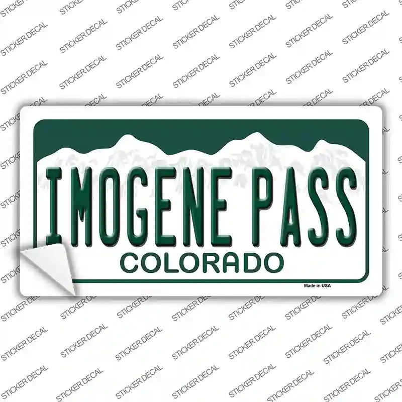 LP-12154s-XL Imogene Pass Colorado Novelty Sticker Decal, Extra Large