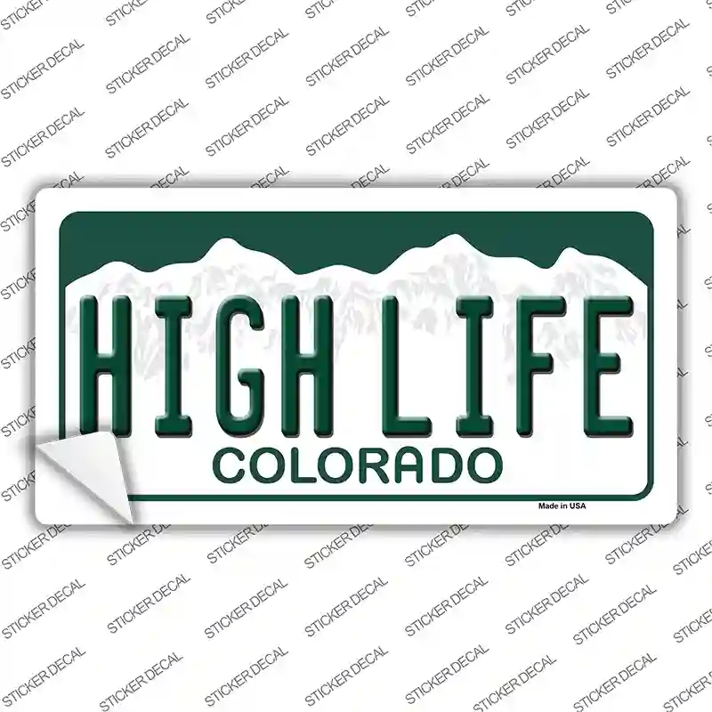 LP-12157s-S High Life Colorado Novelty Sticker Decal, Small