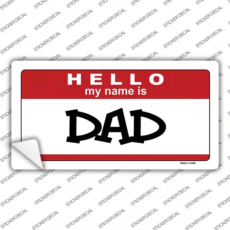 LP-5190s-S Dad Novelty Sticker Decal, Small