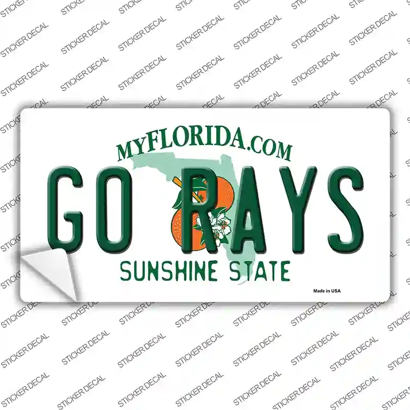 LP-13369s-L Go Rays Novelty Sticker Decal, Large