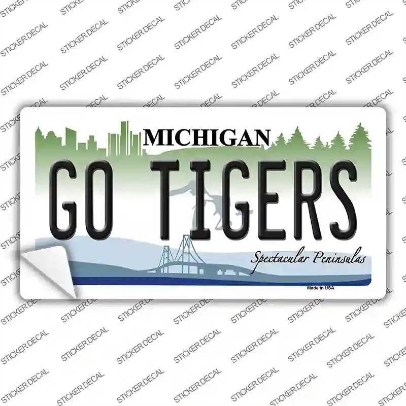 LP-13416s-L Go Tigers Novelty Sticker Decal, Large