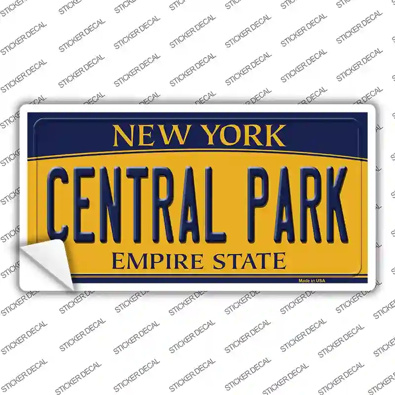 LP-8950s-S Central Park   York Novelty Sticker Decal, Small