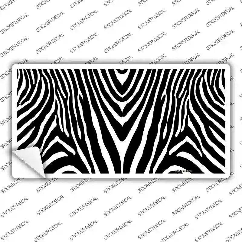LP-7928s-XL Zebra Novelty Sticker Decal, Extra Large