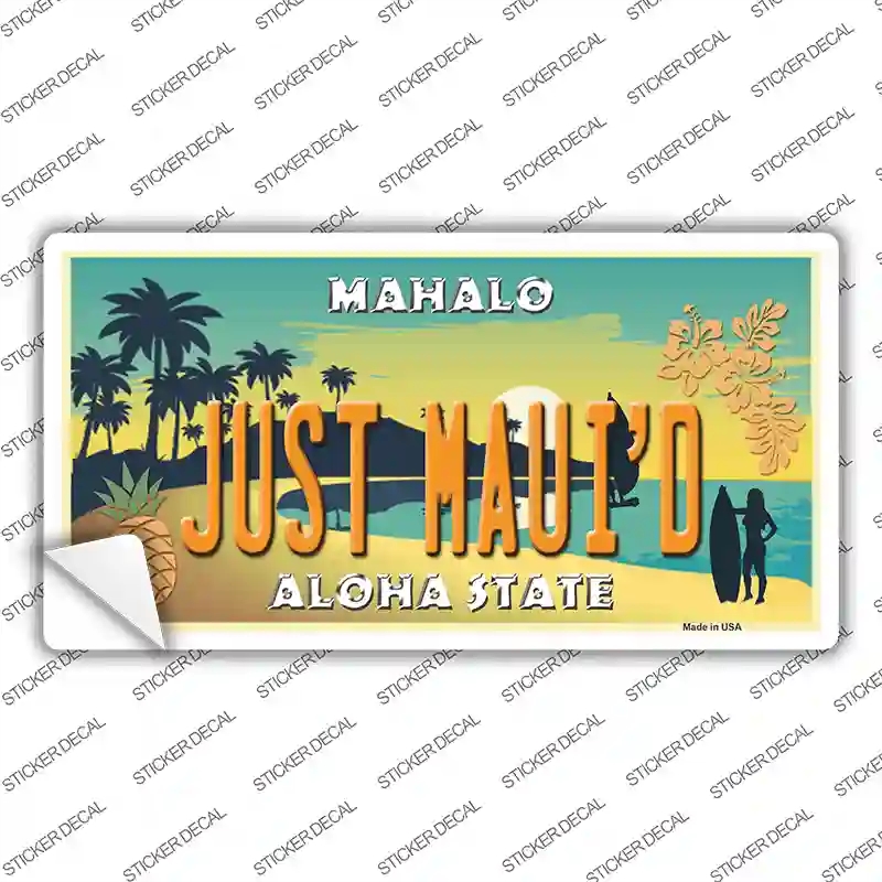 LP-8827s-S Just Mauid Vine Novelty Sticker Decal, Small