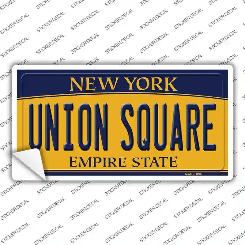 LP-8956s-XL Union Square   York Novelty Sticker Decal, Extra Large