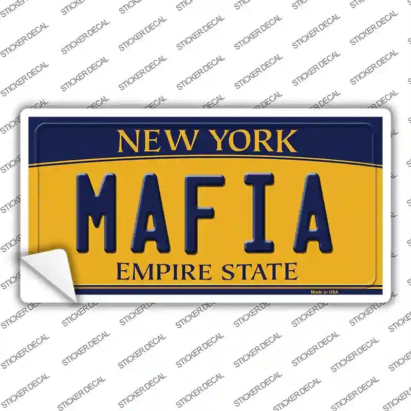 LP-8962s-XL Mafia   York Novelty Sticker Decal, Extra Large