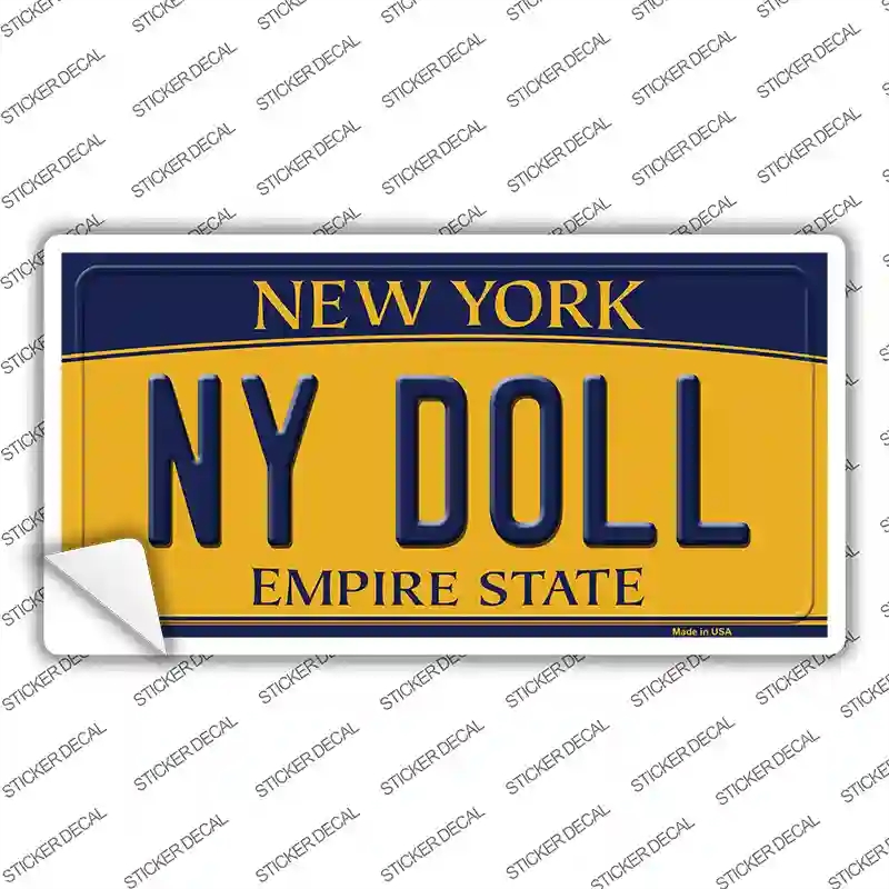 LP-8973s-S NY Doll   York Novelty Sticker Decal, Small