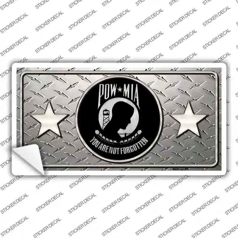 LP-8542s-S POW MIA Diamond Novelty Sticker Decal, Small