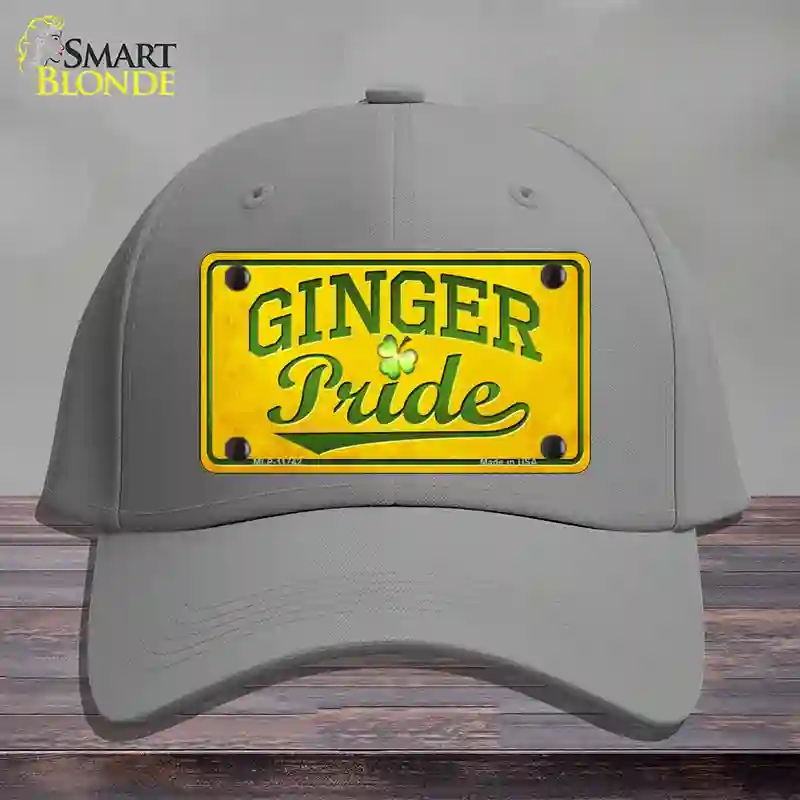 HAT23-MLP-11742 Ginger Pride Novelty License Plate Hat, Cotton - Gray
