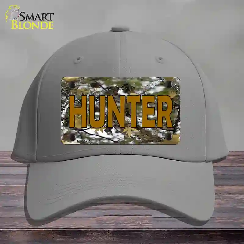 HAT23-MLP-1215 Hunter Camouflage Novelty License Plate Hat, Cotton - Gray