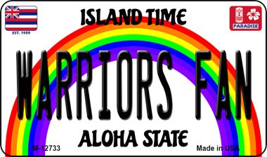 Warriors Fan Novelty Metal Magnet M-12733