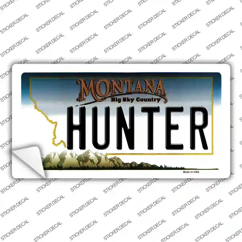 LP-11122s-S Hunter Montana State Novelty Sticker Decal, Small