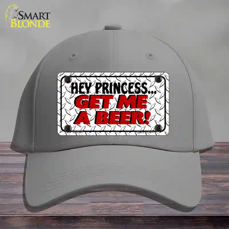 HAT23-MLP-031 Get Me a Beer Novelty License Plate Hat, Cotton - Gray