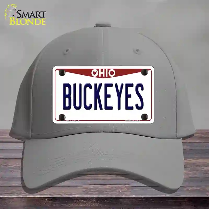 HAT23-MLP-10074 Buckeyes Ohio Novelty License Plate Hat, Cotton - Gray
