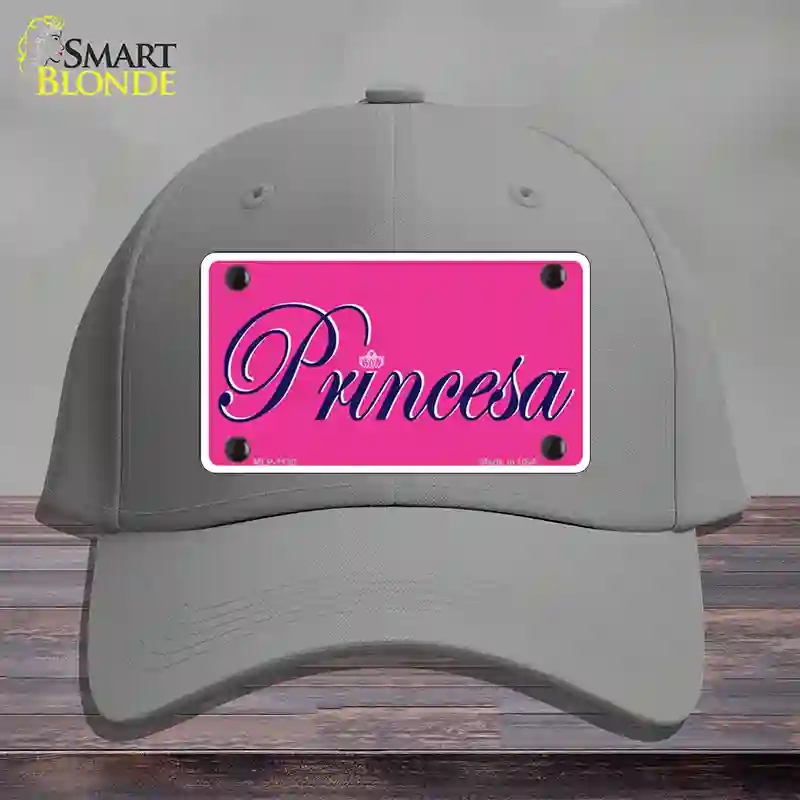 HAT23-MLP-1130 Princesa Novelty License Plate Hat, Cotton - Gray