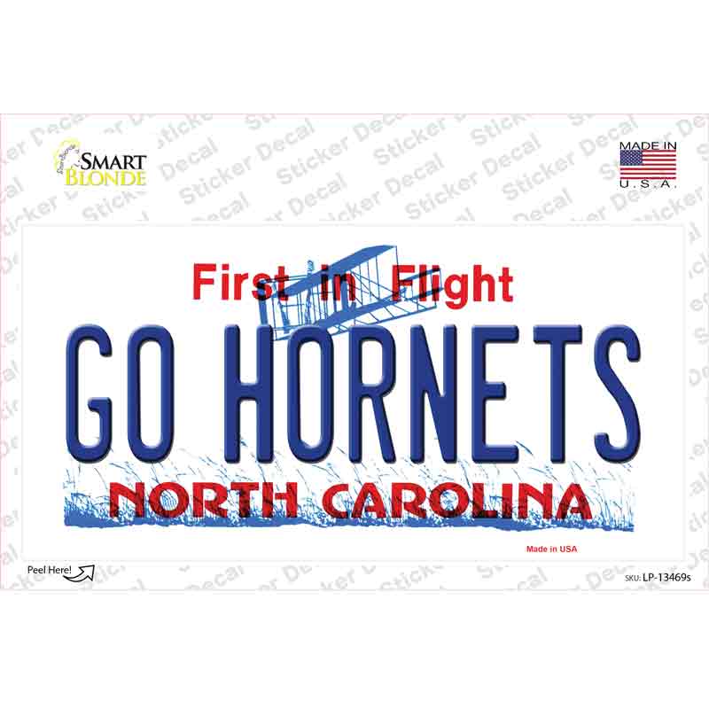 LP-13469s-M Hornets Fan Novelty Sticker Decal, Medium