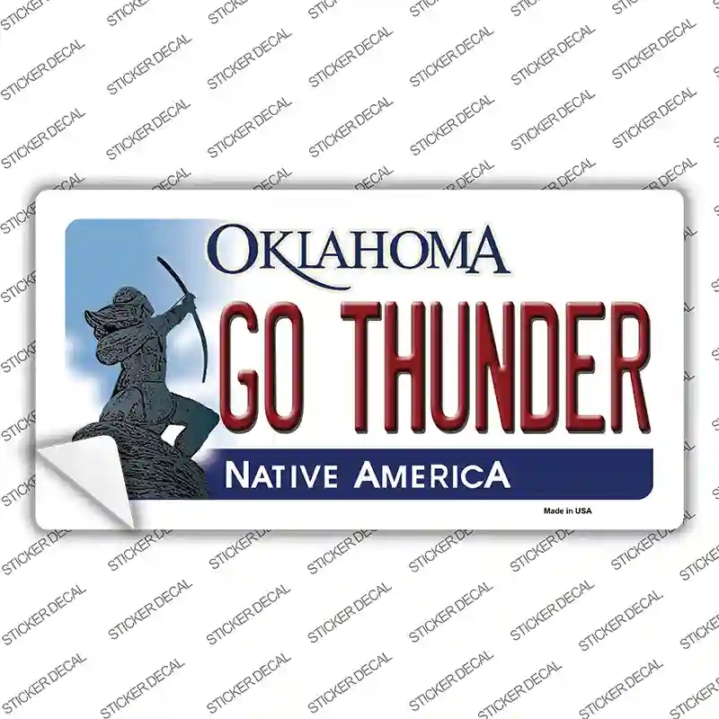 LP-13485s-S Go Thunder Novelty Sticker Decal, Small