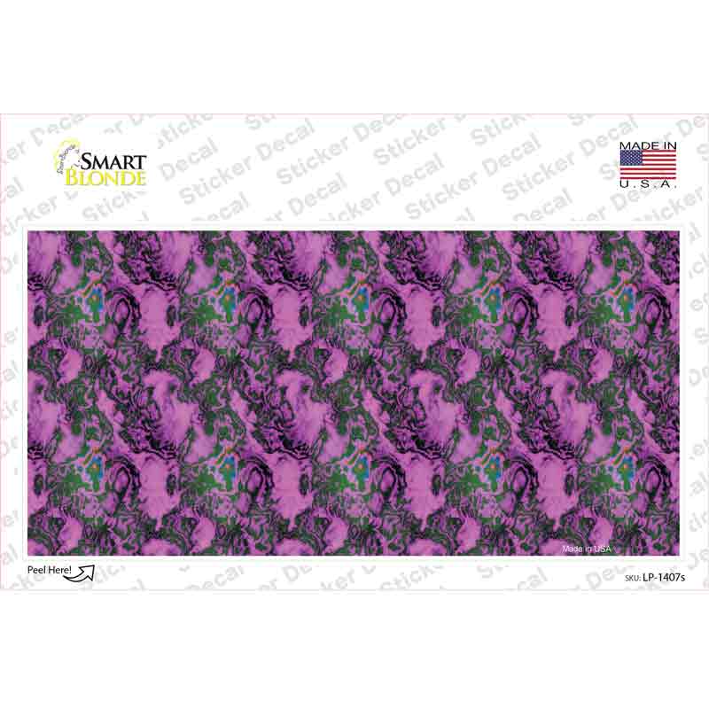 LP-1407s-M Purple Vortex Novelty Sticker Decal, Medium
