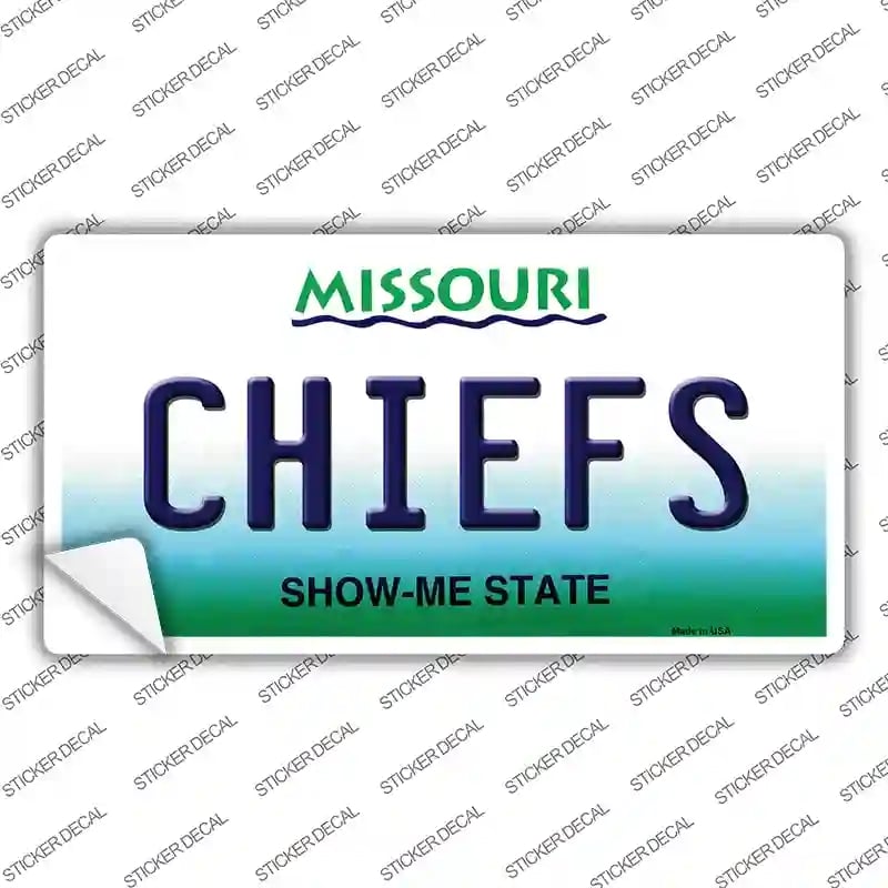 LP-2049s-XL Chiefs Missouri State Novelty Sticker Decal, Extra Large
