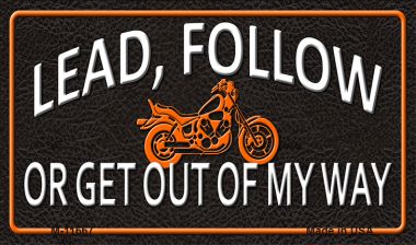Lead Follow Novelty Metal Magnet M-11667