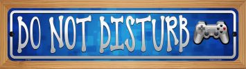 SMART BLONDE Too Much Fabric Novelty Wood Mounted Metal Small Street Sign WB-K-449