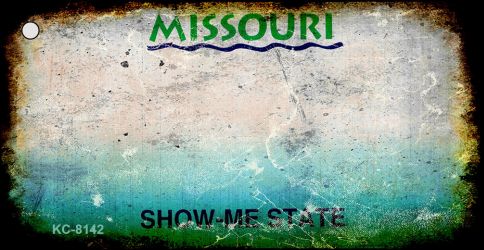 SMART BLONDE Missouri Rusty Blank Key Chain KC-8142