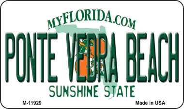 Florida Ponte Vedra Beach Novelty Metal Magnet M-11929