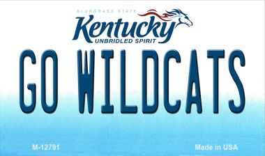 Go Wildcats Novelty Metal Magnet M-12791