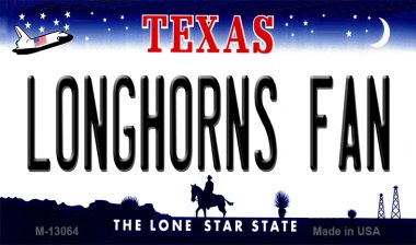 Longhorns Fan Novelty Metal Magnet M-13064