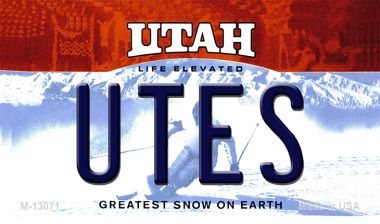 Utes Novelty Metal Magnet M-13071