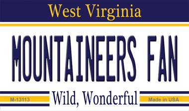 Mountaineers Fan Novelty Metal Magnet M-13113