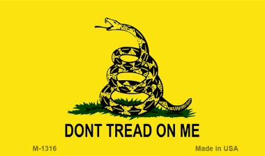 Dont Tread On Me Novelty Metal Magnet M-1316