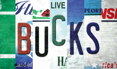 Bucks Strip Art Novelty Metal Magnet M-13227