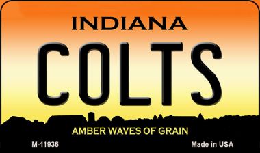 Indiana Colts Novelty Metal Magnet M-11936