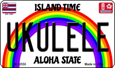 Ukulele Novelty Metal Magnet M-12550