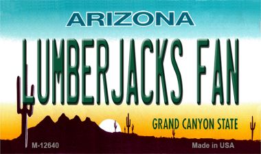 Lumberjacks Fan Novelty Metal Magnet M-12640