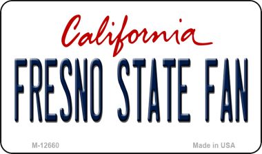 Fresno State Fan Novelty Metal Magnet M-12660
