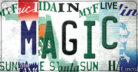 KC-13232 1.5 x 3 in. Magic Strip Art Novelty Metal Key Chain