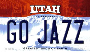 M-13523 3.5 x 2 in. Go Jazz Novelty Metal Magnet