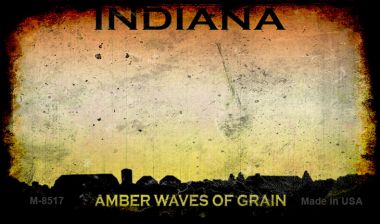 Indiana Rusty Blank Novelty Magnet M-8517