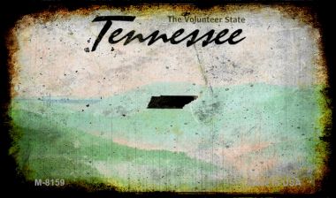 Tennessee Rusty Blank Novelty Magnet M-8159