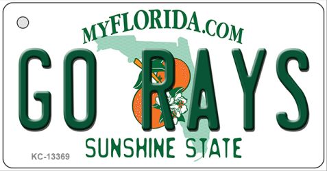 KC-13369 1.5 x 3 in. Go Rays Novelty Metal Key Chain