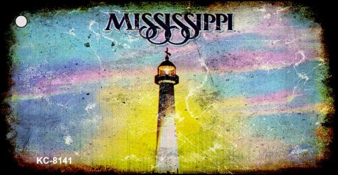 SMART BLONDE Mississippi Rusty Blank Key Chain KC-8141