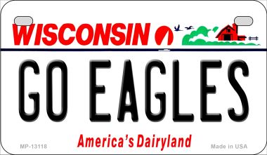 Go Eagles Novelty Metal Motorcycle Plate MP-13118